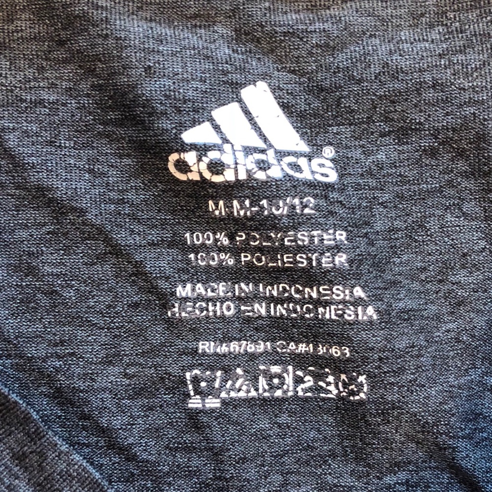 Boys Adidas Long Sleeve Performance T. Size M. - Picture 2 of 2